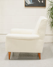 Load image into Gallery viewer, Vintage Wingback Chair in Boucle
