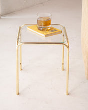 Load image into Gallery viewer, Brass End Table 2
