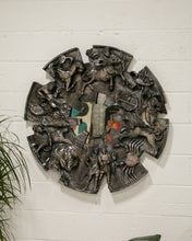 Load image into Gallery viewer, Large Scale Vintage Fiberglass Zodiac Mirror

