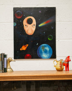Abstract Planetary Painting