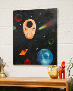 Abstract Planetary Painting