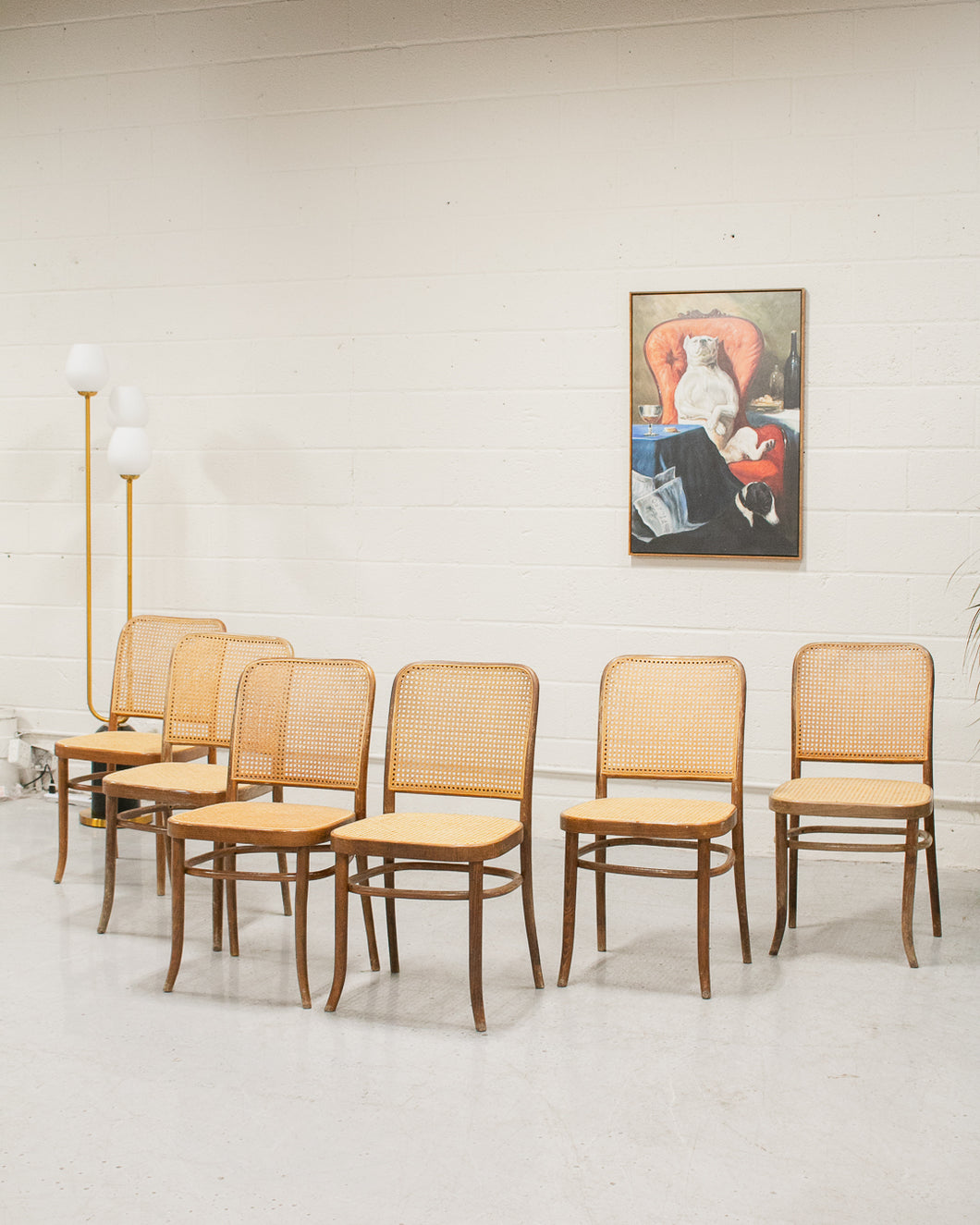 Set of 6 Prague Chair by Josef Hoffman