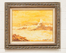 Load image into Gallery viewer, Vintage Golden Ocean Art

