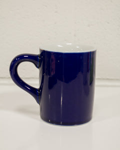 Gold Sparrow Blue Mug