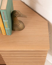 Load image into Gallery viewer, Lawford Blond Slat Corner Cabinet
