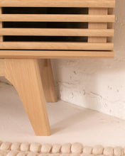 Load image into Gallery viewer, Lawford Blond Slat Corner Cabinet
