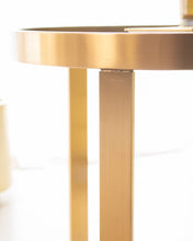 Load image into Gallery viewer, Gold End Table Round Table
