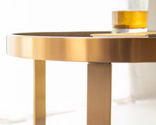 Load image into Gallery viewer, Gold End Table Round Table
