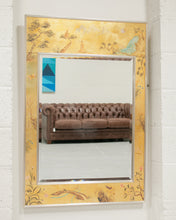 Load image into Gallery viewer, Gold Hand Painted Mirror
