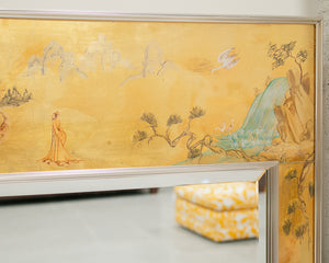 Gold Hand Painted Mirror