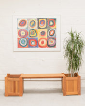 Load image into Gallery viewer, Teak Planter Bench
