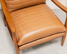 Load image into Gallery viewer, Caramel Lounge Chair
