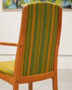 Set of 6 Mid Century Danish Chairs