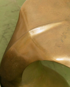 Gold Whale Tail Side Table