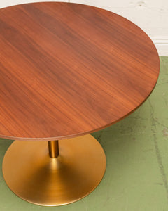 Gold Base Round Dining Table