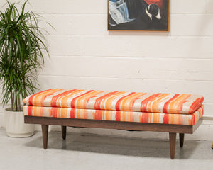 Federico Bench in Apricot