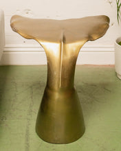 Load image into Gallery viewer, Gold Whale Tail Side Table
