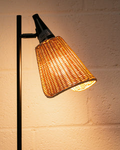 Rattan Cone Floor Lamp
