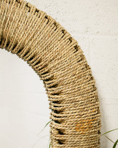 Arched Woven Mirror