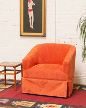 Load image into Gallery viewer, Betsy Orange Swivel Chair
