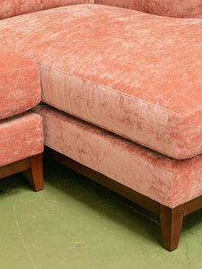 Lisette Sofa in Bianca Rosewood