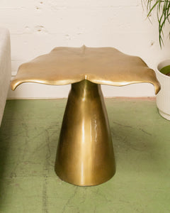 Gold Whale Tail Side Table