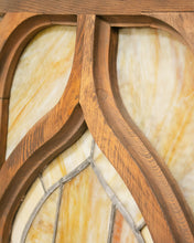 Load image into Gallery viewer, Stain Glass Panel in Amber Colors
