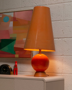 Orange Cone Lamps