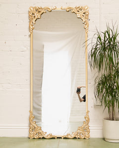 Rectangle Georgian Style Gold Mirror