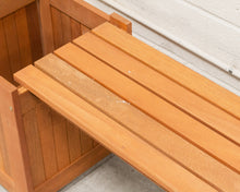 Load image into Gallery viewer, Teak Planter Bench
