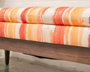 Federico Bench in Apricot