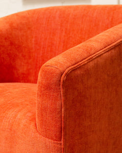 Betsy Orange Swivel Chair
