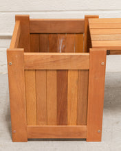 Load image into Gallery viewer, Teak Planter Bench
