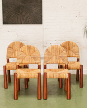 Load image into Gallery viewer, Half moon Rattan Dining Chair
