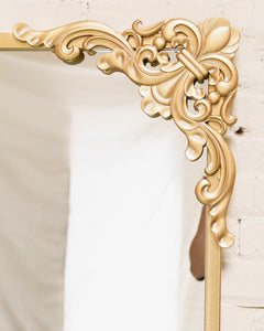 Rectangle Georgian Style Gold Mirror