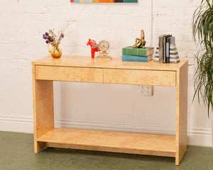 Burlwood Entry Table