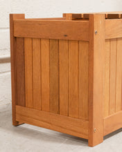 Load image into Gallery viewer, Teak Planter Bench
