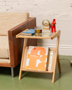 Blonde Magazine Side Table