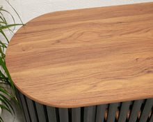 Load image into Gallery viewer, Johannesburg Buffet Credenza in Black &amp; Walnut
