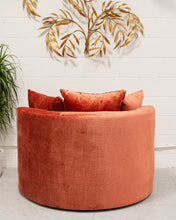 Load image into Gallery viewer, Bianca Swivel Chair in Rust
