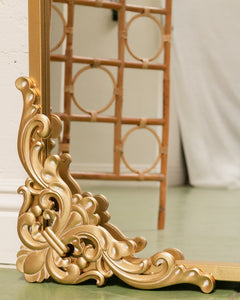 Rectangle Georgian Style Gold Mirror