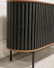 Load image into Gallery viewer, Johannesburg Buffet Credenza in Black &amp; Walnut
