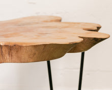 Load image into Gallery viewer, Live Edge Coffee Table with Hairpin Legs
