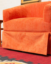 Load image into Gallery viewer, Betsy Orange Swivel Chair
