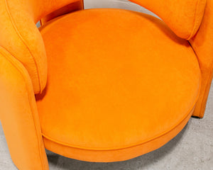 Taylor Club Chair in Orange