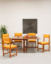 Load image into Gallery viewer, Tangerine Danish Modern Chair Restored
