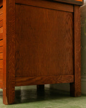 Load image into Gallery viewer, Antique Oak Tailors Desk
