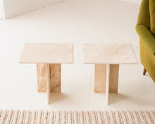 Load image into Gallery viewer, Travertine Side Table
