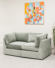 Load image into Gallery viewer, Barney Loveseat Sofa in Belmont Jade
