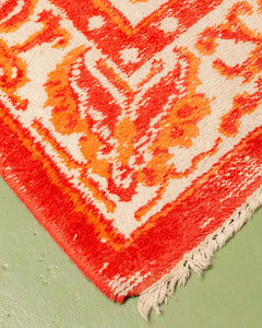 Orange 1960’s Asian Rug